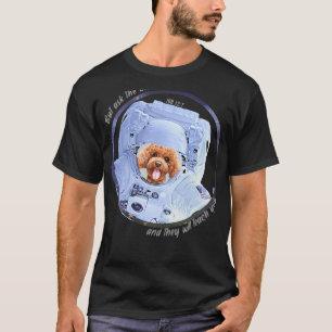 Poodle Dog Astronaut In Space Bible Verse Ask The T-Shirt