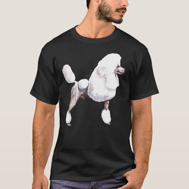 Poodle Dog Breed Show Stack Stand     T-Shirt (Front)
