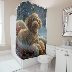 Poodle Dog Christmas Festive 