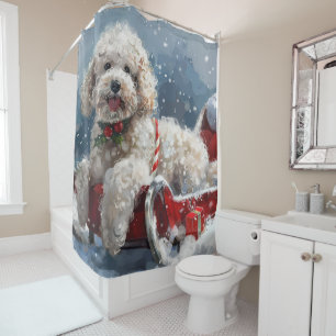 Poodle Dog Christmas Festive