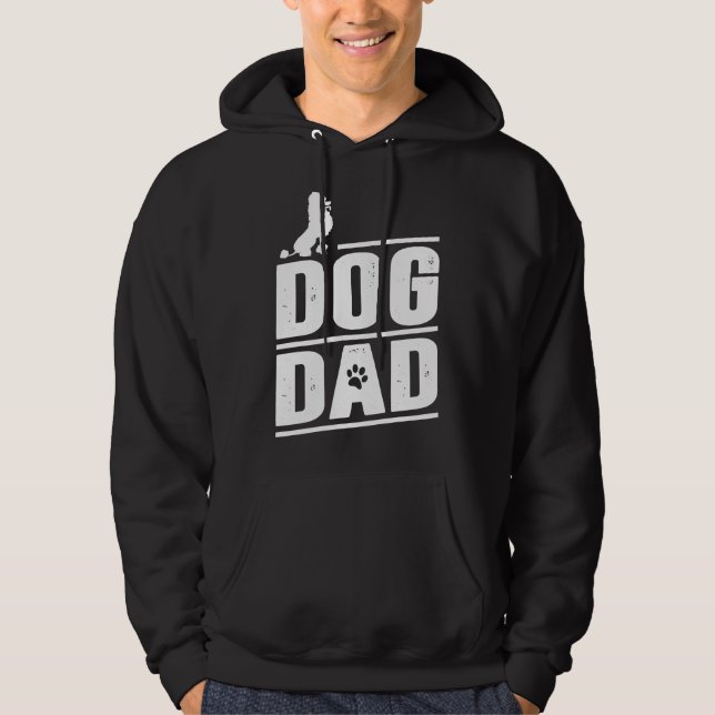Poodle Dog Dad Hoodie (Front)
