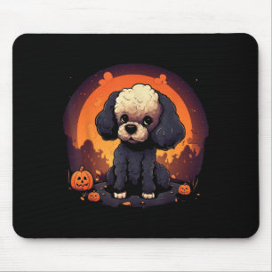 Poodle Dog Halloween Men Women Kids Mouse Pad