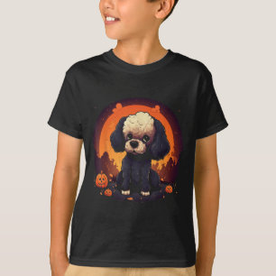 Poodle Dog Halloween Men Women Kids T-Shirt