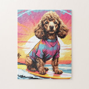 Poodle dog jigsaw puzzle