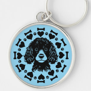 Poodle Dog Owner Keychain