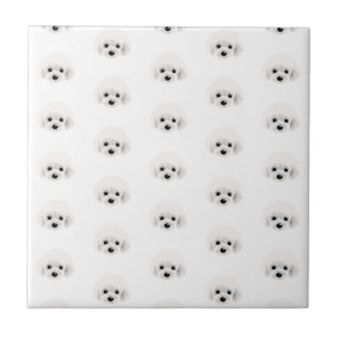Poodle dog _ pattern tile