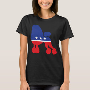 Poodle Dog  Political Symbol Election Mascot T-Shirt