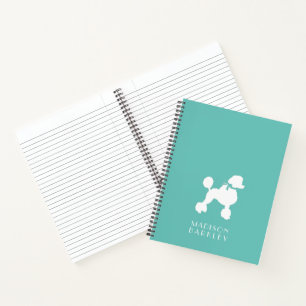 Poodle Dog Puppy French Notebook