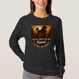 Poodle Dog Retro 6 T-Shirt