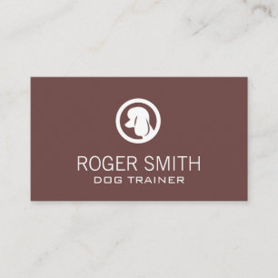 Poodle   Dog Trainer   Animal Services Business Card