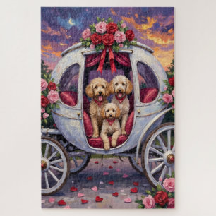 Poodle Dog Valentine's Day  Jigsaw Puzzle