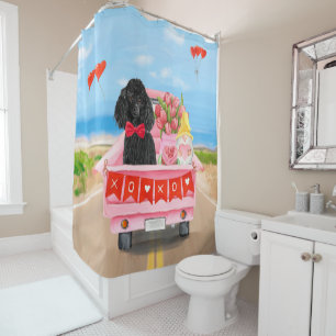 Poodle Dog Valentine's Day Truck