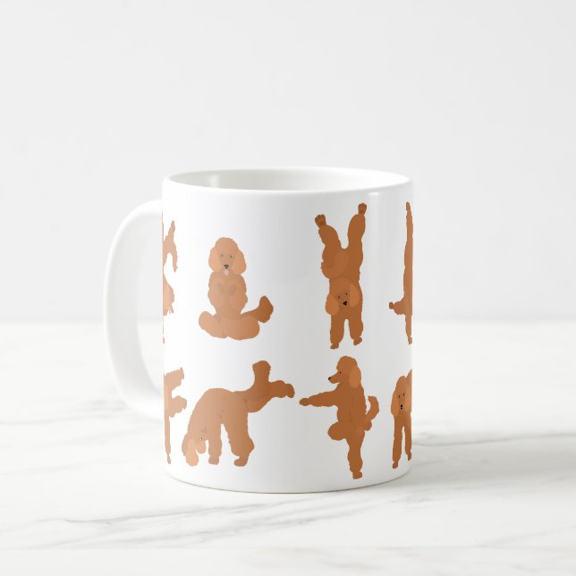 Poodle, Doodle Coffee Mug (Front Left)