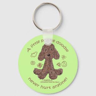 Poodle Doodle Keychain