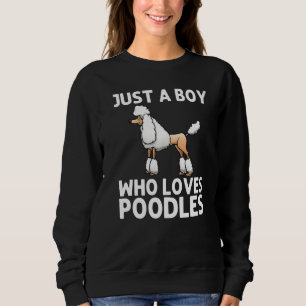 Poodle For Boys Kids Doodle Dog Poodle Groomer Sweatshirt