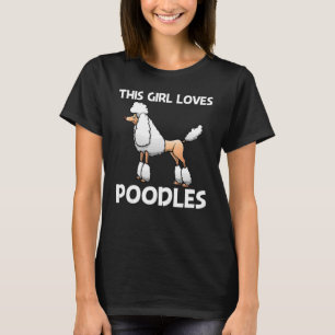 Poodle For Girls Kids Doodle Dog Poodle  Groomer 1 T-Shirt