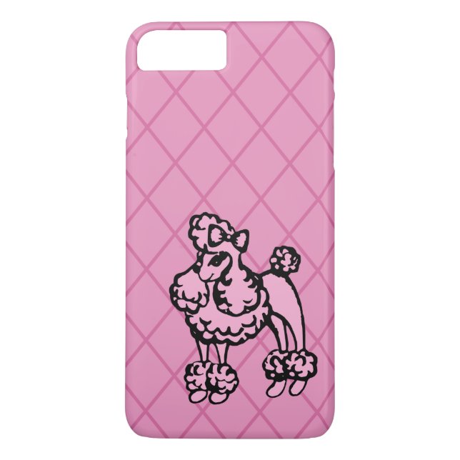 Poodle français iPhone 7 Plus Coque (Dos)