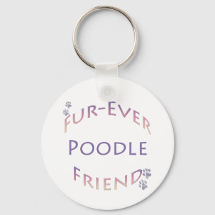 Poodle Furever Keychain