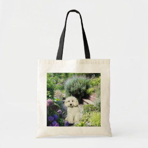 Poodle Garden Tote Bag