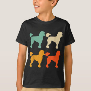 Poodle Gift for Dog Lover Retro Poodle Vintage Poo T-Shirt