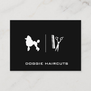 Poodle   Grooming Business Card