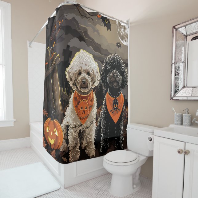 Poodle Halloween Spooky (In Situ)