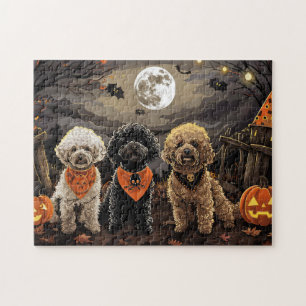 Poodle Halloween Spooky Jigsaw Puzzle