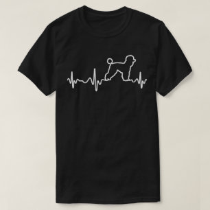 Poodle Home Heartbeat T-Shirt