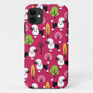 Poodle in the park iPhone 11 case