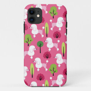 Poodle in the park iPhone 11 case