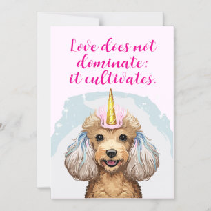 Poodle Invitations