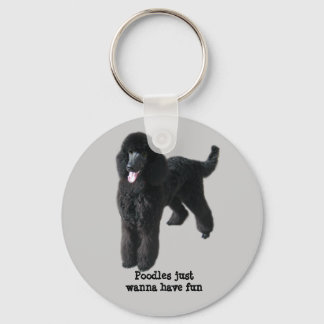 Poodle Keychain
