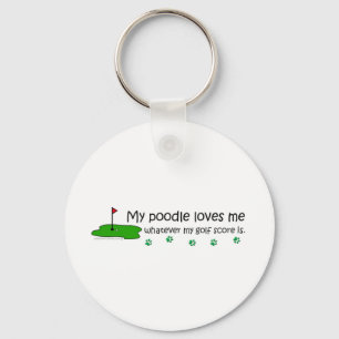 Poodle Keychain