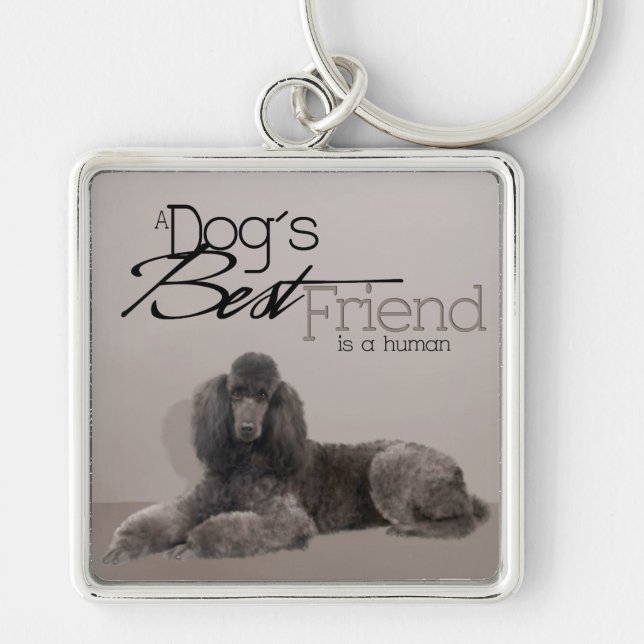 Poodle Keychain (Front)
