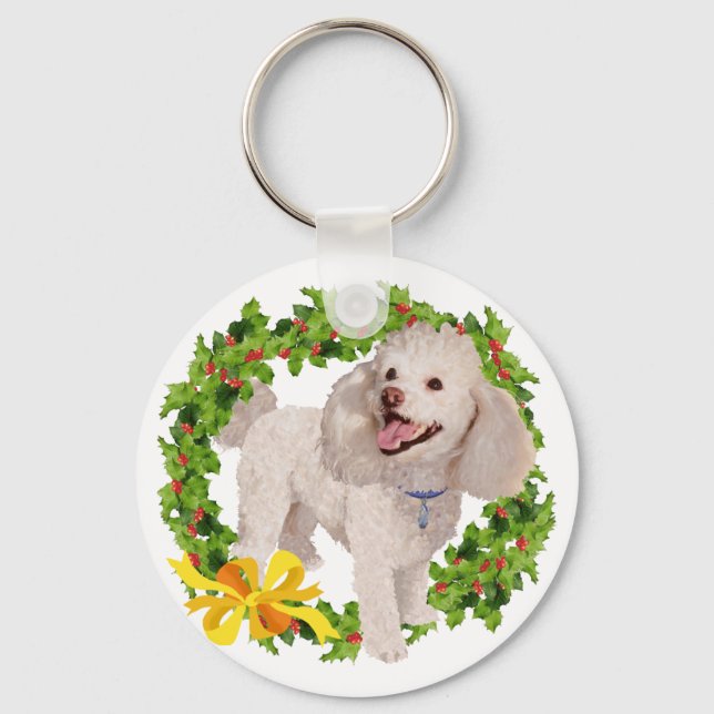 Poodle Keychain (Front)