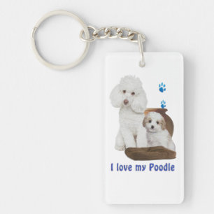 poodle keychain