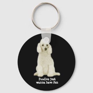 Poodle Keychain