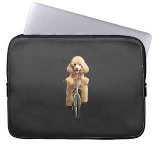 Poodle laptop sleeve