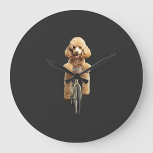 Poodle large clock