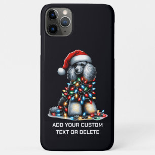 Poodle Lover Christmas Light Animal Lover iPhone 11 Pro Max Case