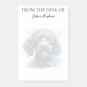 Poodle Lover Monogrammed Notes