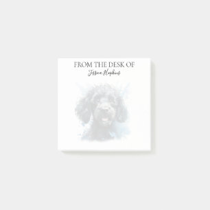 Poodle Lover Monogrammed Notes