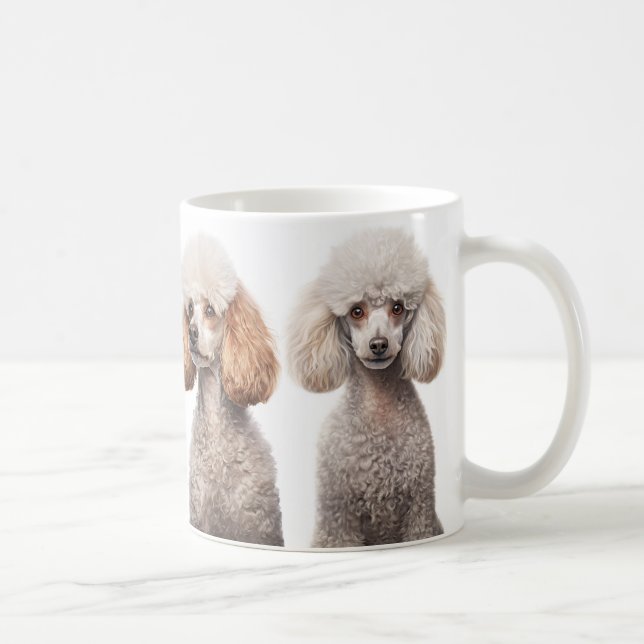 Poodle lovers coffee mug (Right)