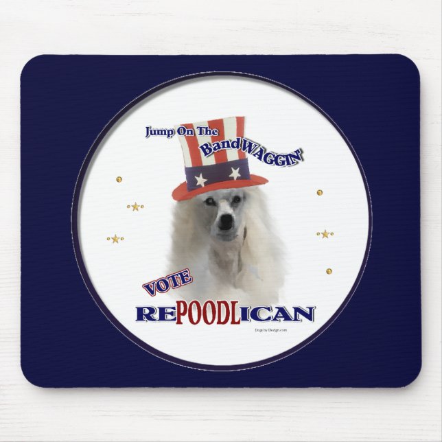 POODLE  Lovers Gifts Mouse Pad (Front)