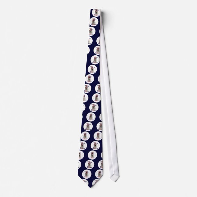 POODLE  Lovers Gifts Tie (Front)
