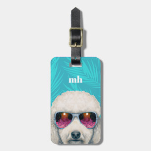 Poodle Luggage Tags