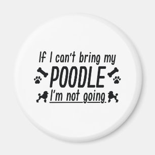 Poodle Magnet