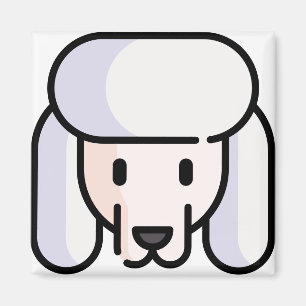 Poodle Magnet