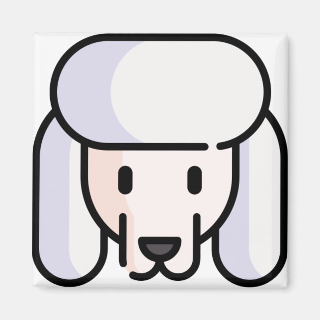 Poodle Magnet (Front)