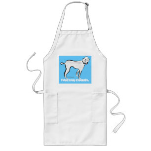 Poodle. Make dog cookies Apron